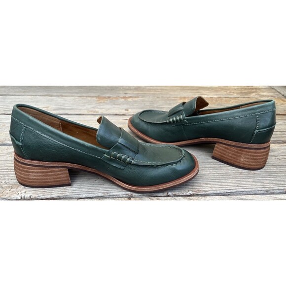 Kork-Ease Kya Women's 6M Heeled Loafers Shoes - Green - Picture 8 of 14